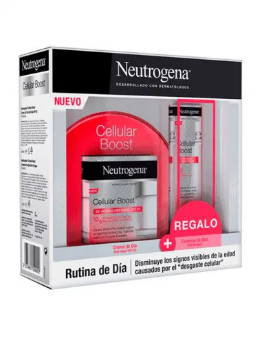 NEUTROGENA CELLULAR BOOST CREMA DÍA ANTIEDAD SPF20 50 ML + CONTORNO DE OJOS 15 ML 50 ML + CONTORNO DE OJOS 15 ML
