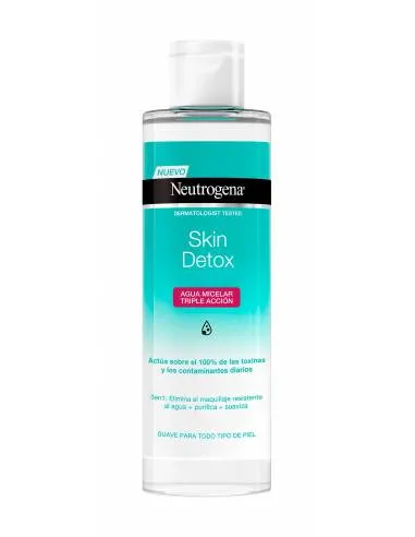 NEUTROGENA SKIN DETOX AGUA MICELAR TRIPLE ACCIÓN