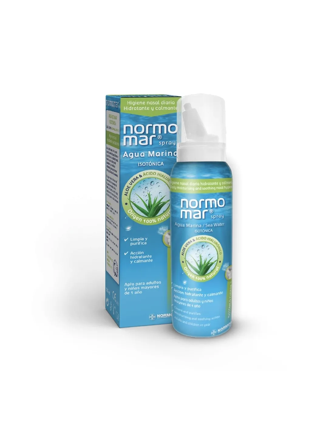 Normomar Spray Aloe Vera y Ácido Hialurónico 120 ml