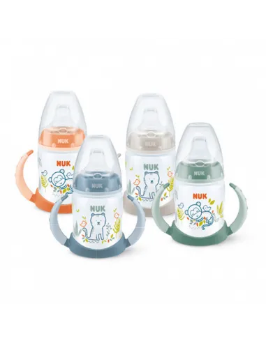NUK BIBERÓN FIRST CHOICE ENTRENA PP JUNGLE ANIMALS SILICONA 6-18 MESES 150 ML