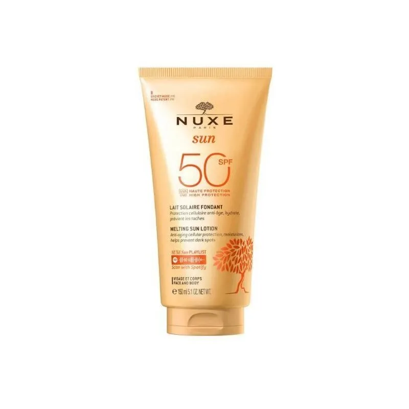 Nuxe Sun Leche Fundente Alta Protección SPF-50 150ml