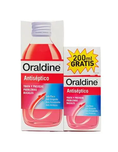 ORALDINE ANTISEPTICO PACK 400 ML+200 ML