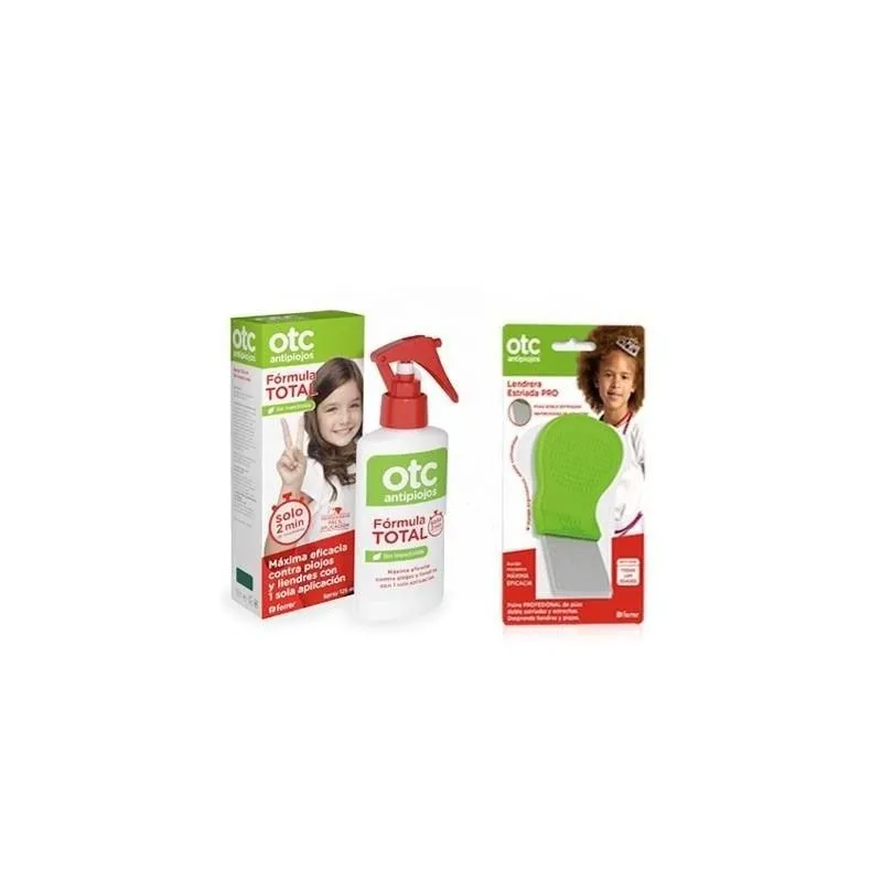 OTC Antipiojos Fórmula Total 125ml + Lendrera Pro