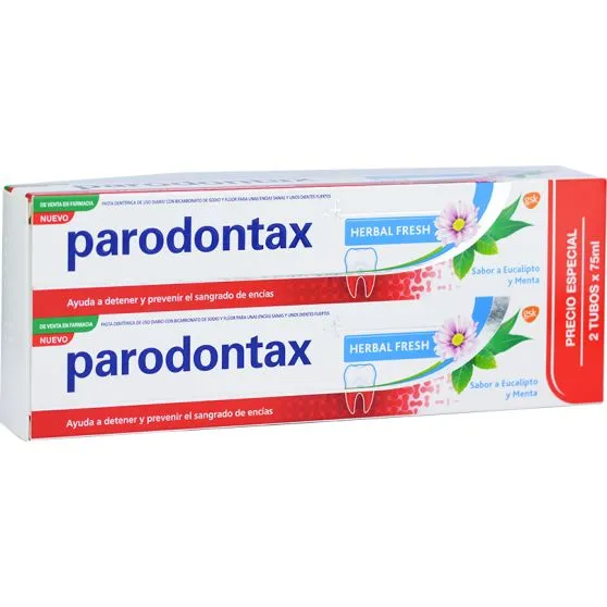 Parodontax Duplo Herbal Fresh Eucalipto-Menta
