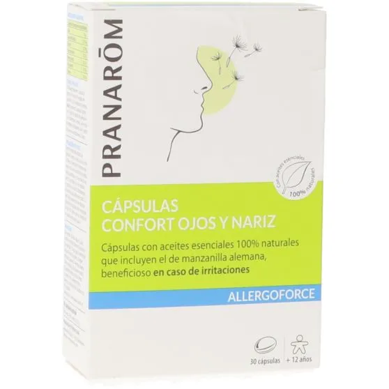 Pranaróm Allegoforce Confort Ojos y Nariz 30 Cápsulas