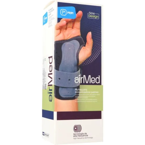 Prim Airmed Muñequera Corta AM203 Gris Talla S Mano Derecha