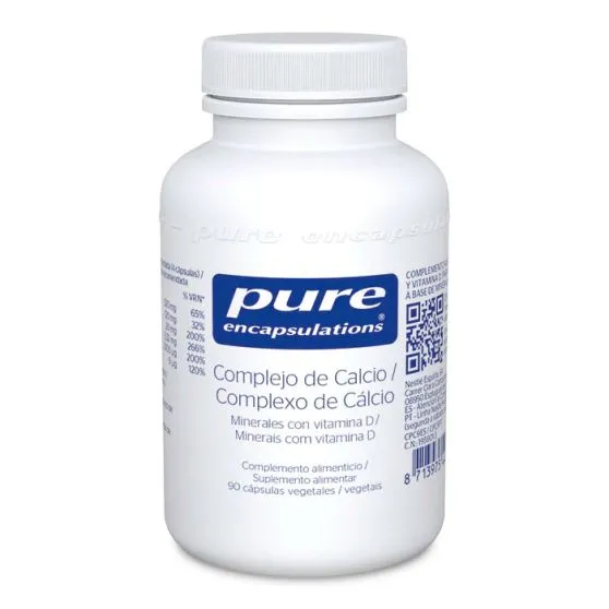 Pure Encapsulations Complejo de Calcio, minerales y vitamina D 90 cápsulas