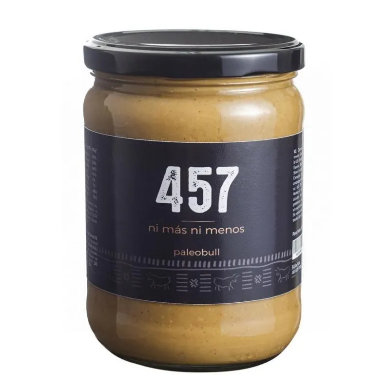 Paleobull 457 Crema de Cacahuete 100% Natural 500gr