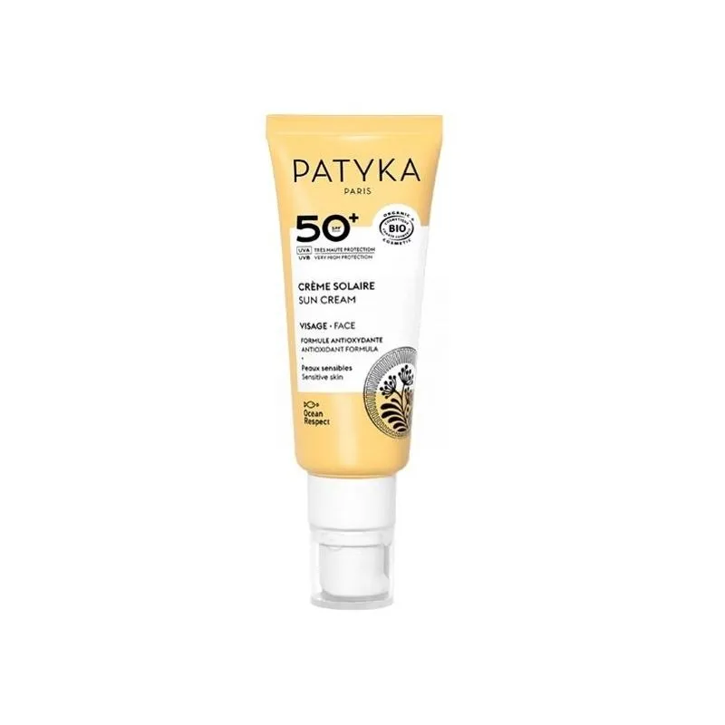 Patyka Crema Solar Facial SPF 50+ Pieles Sensibles 40ml