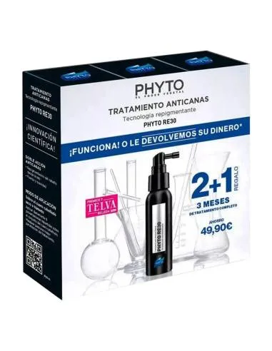 PHYTO RE30 TRATAMIENTO ANTICANAS PACK 2+1