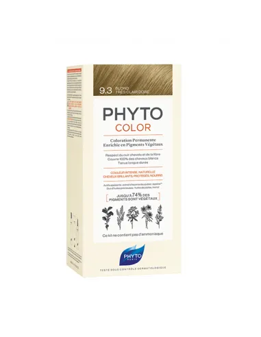 PHYTOCOLOR TINTE 9.3 RUBIO DORADO MUY CLARO