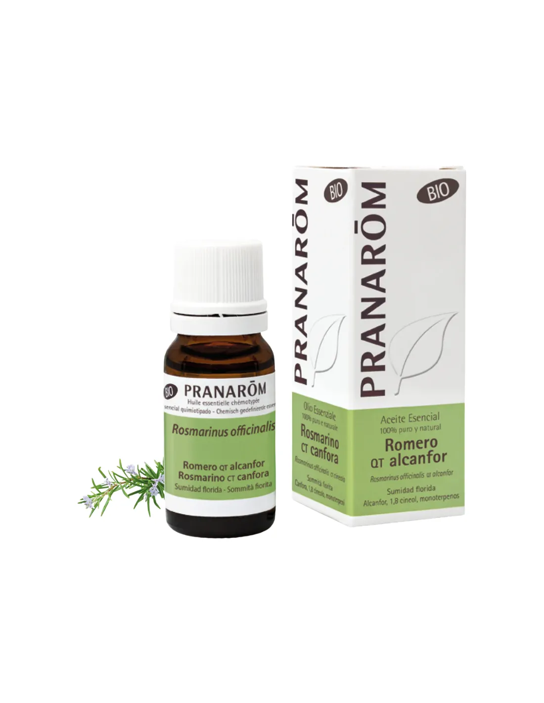 PRANAROM Aceite Esencial Romero Qt Alcanfor 10 ml