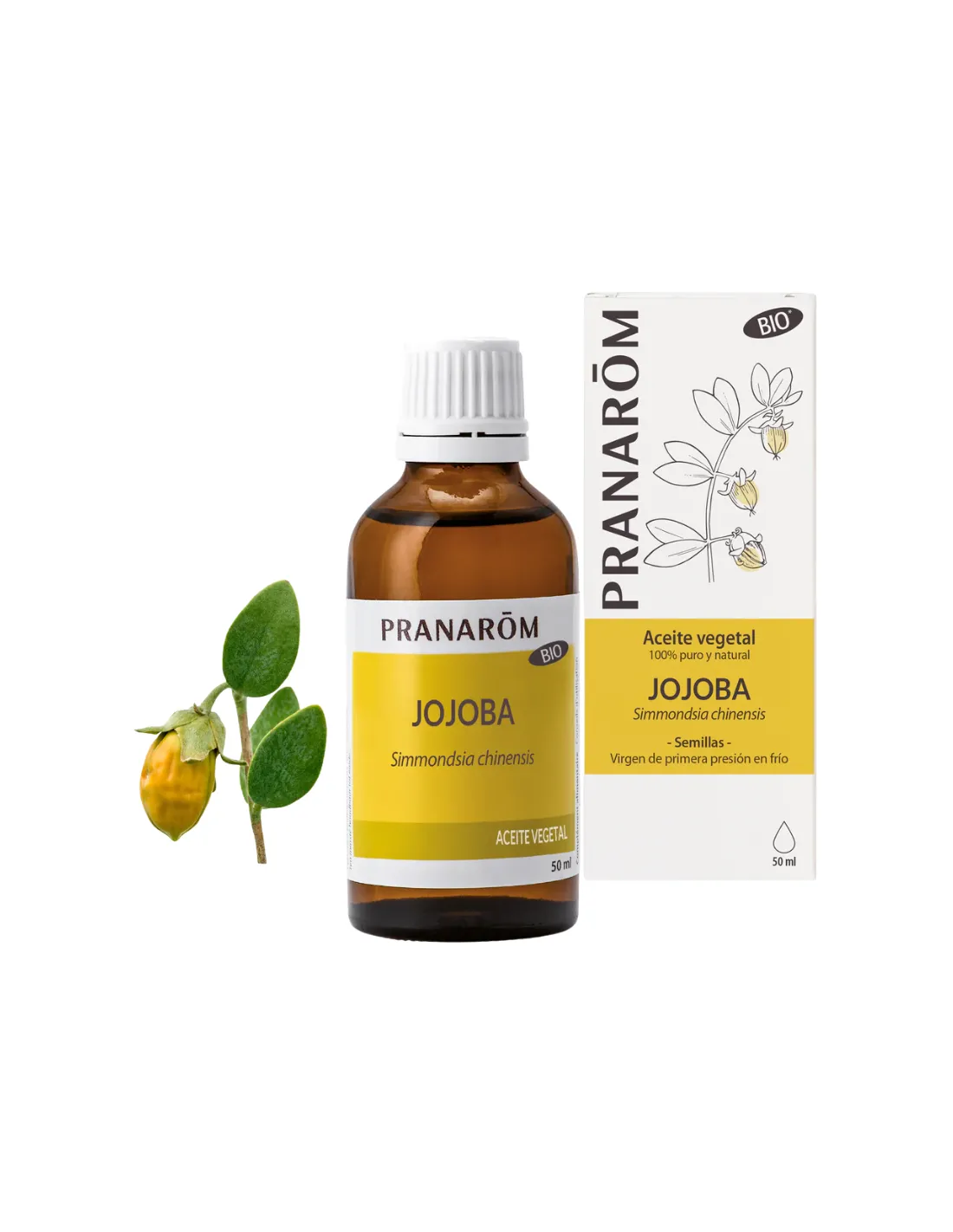 PRANAROM Aceite Vegetal Jojoba 50 ml