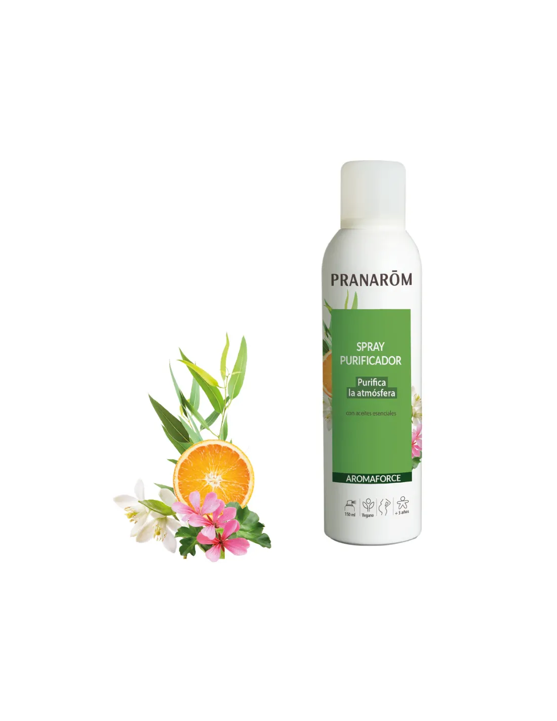 PRANAROM Aromaforce Spray Purificador Naranja Dulce/Ravintsara 150 ml