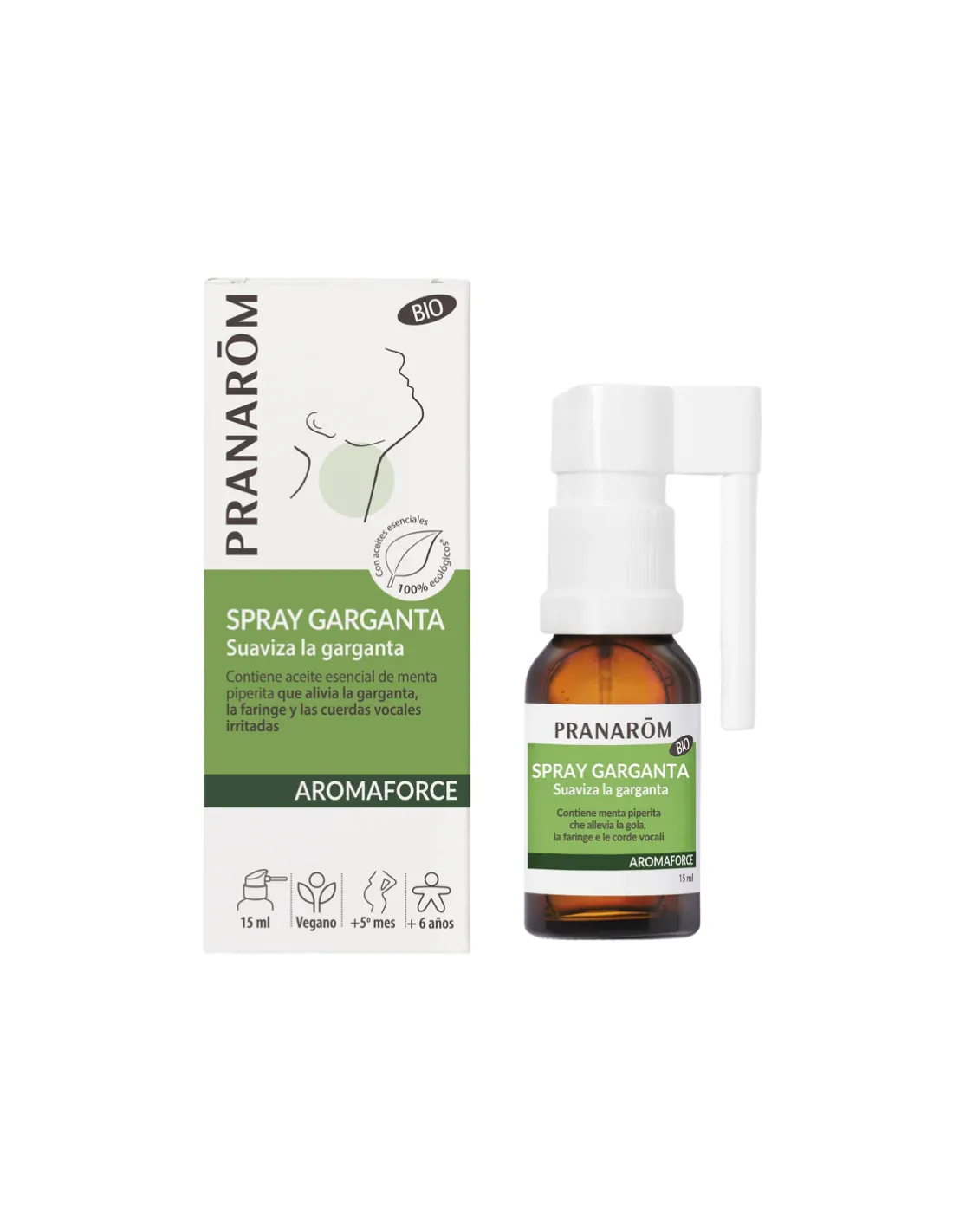 PRANAROM Aromaforce Spray Garganta 15 ml