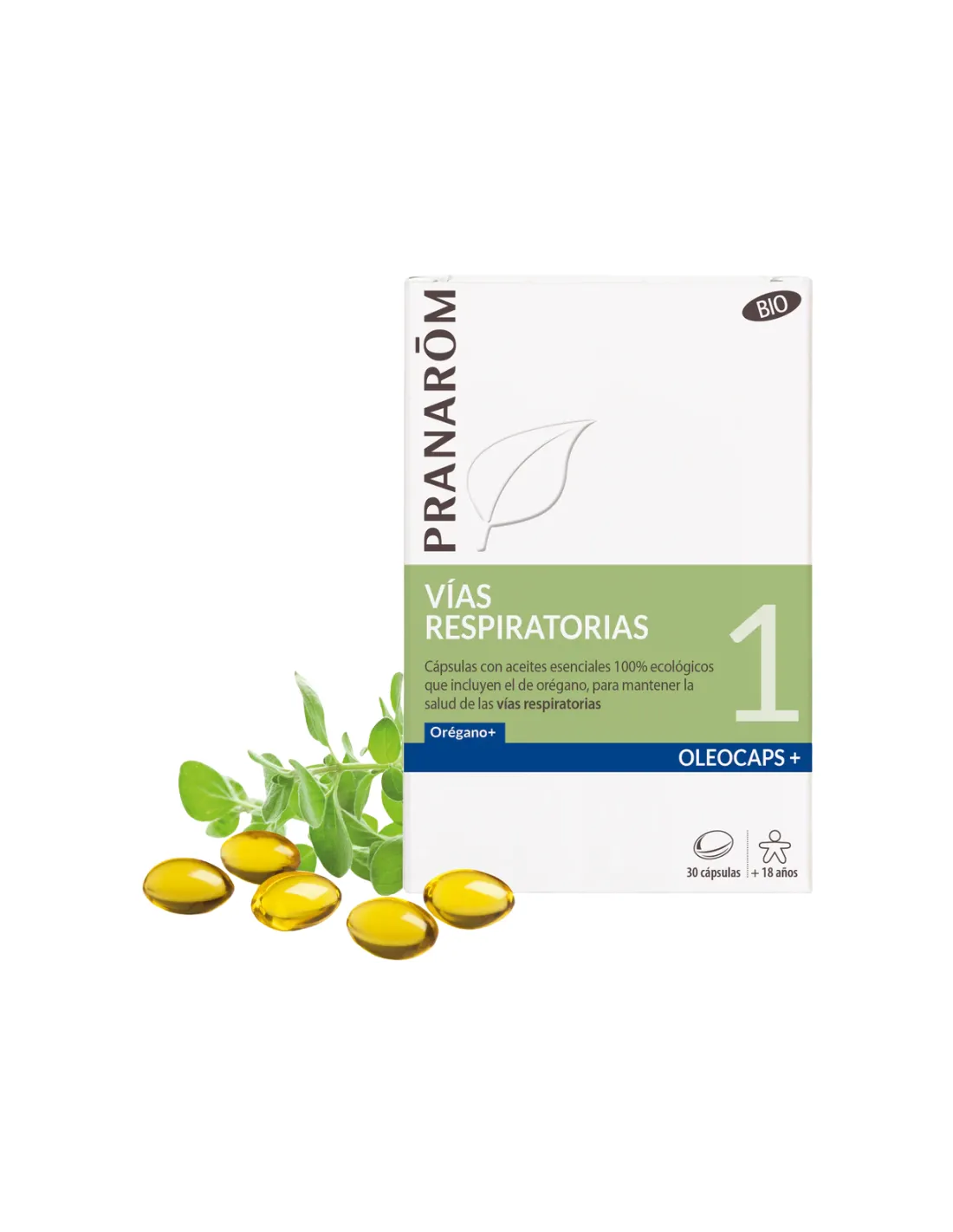 PRANAROM Oleocaps 1 Vías Respiratorias 30 Cápsulas