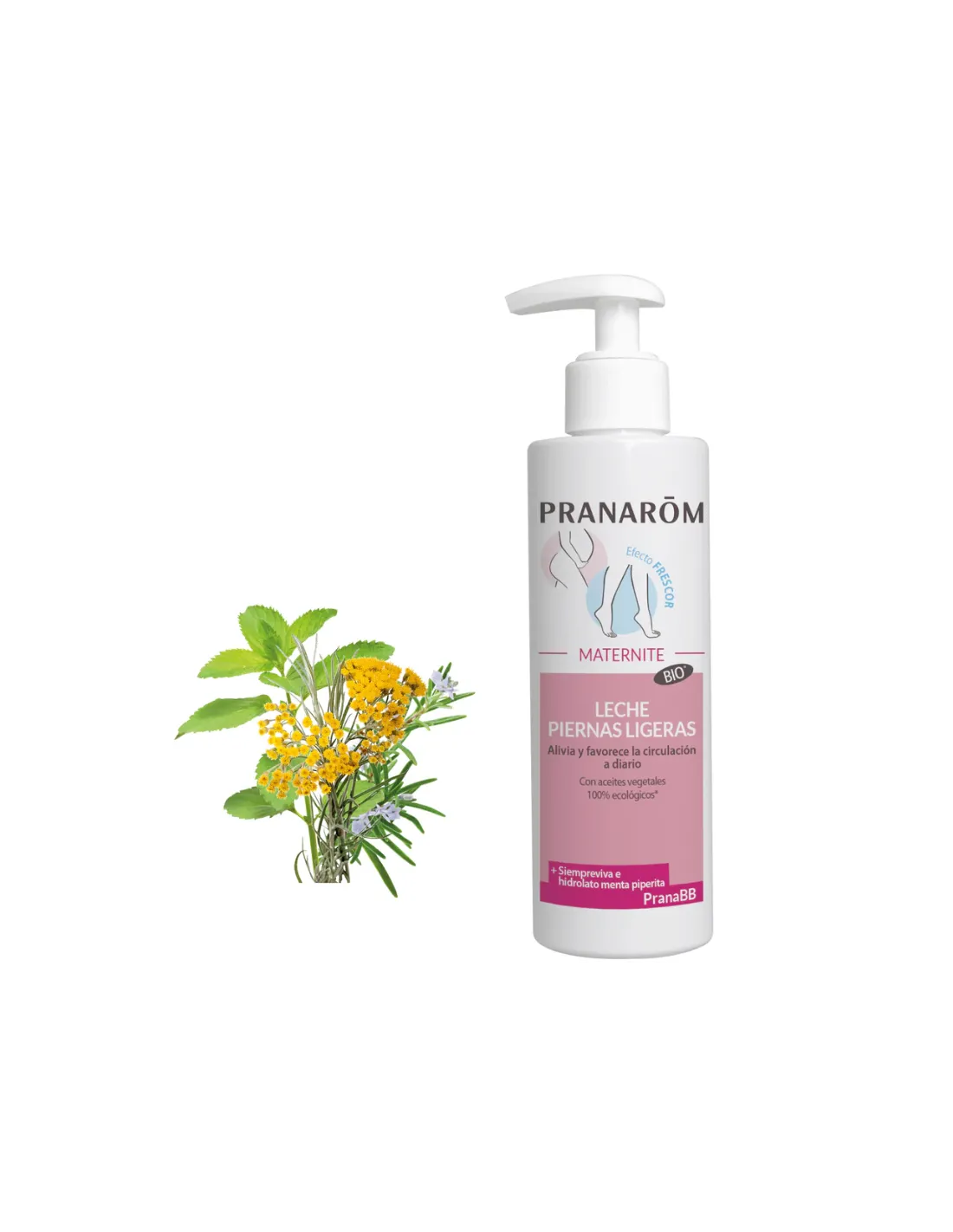 PRANAROM PranaBB Maternidad Leche Piernas Ligeras 200 ml