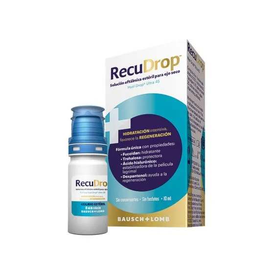 RecuDrop Solución Oftálmica Estéril para Ojo Seco 10 ml