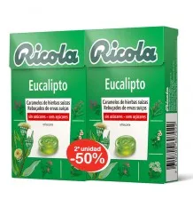 Ricola Duopack Caja Eucalipto Caramelos Doble