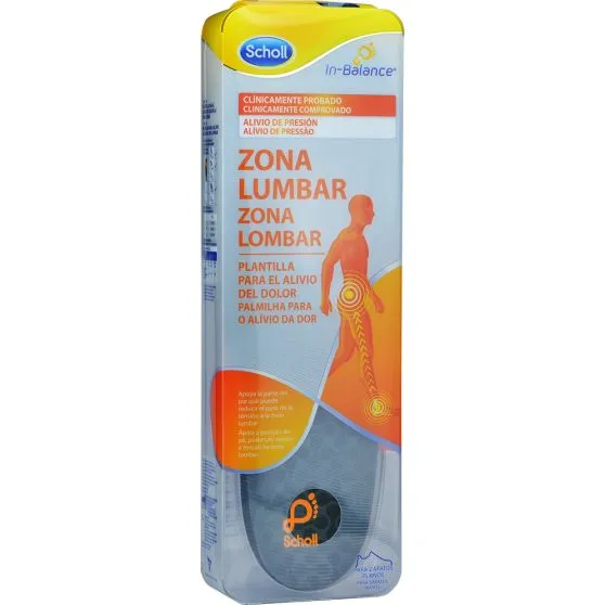 Scholl Plantilla Zona Lumbar Talla S
