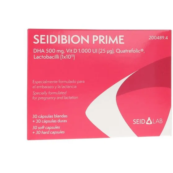Seidibion Prime DHA + Vitamina D 30 Cápsulas