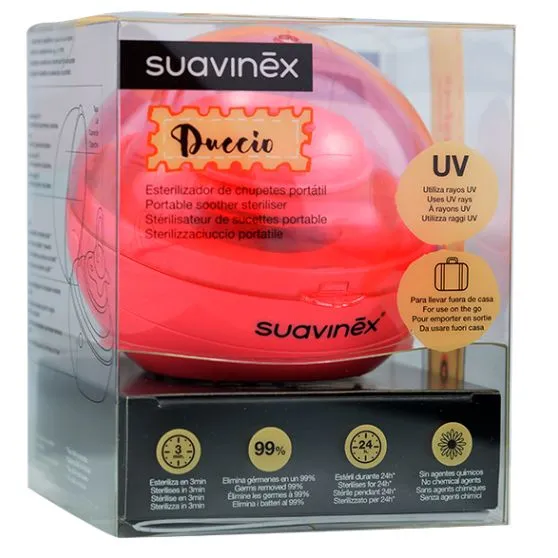Suavinex Esterilizador Portátil Chupetes Duccio