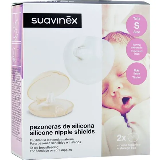 Suavinex Pezoneras de Silicona Talla S