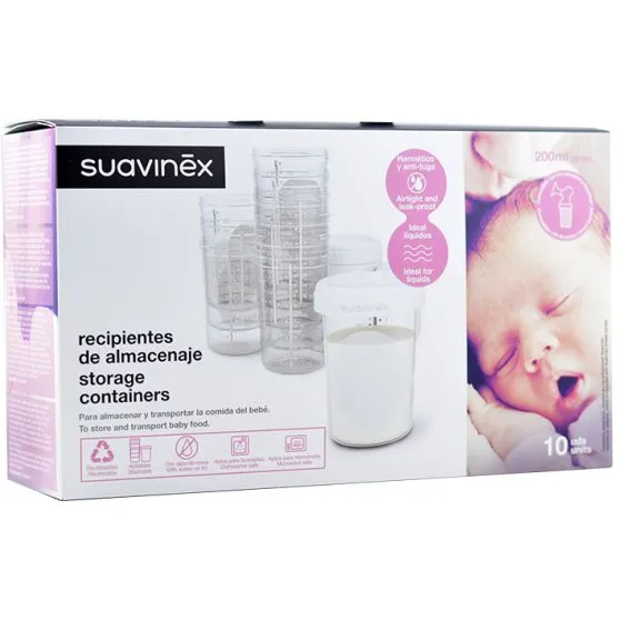 Suavinex Recipientes para transportar la comida del bebé