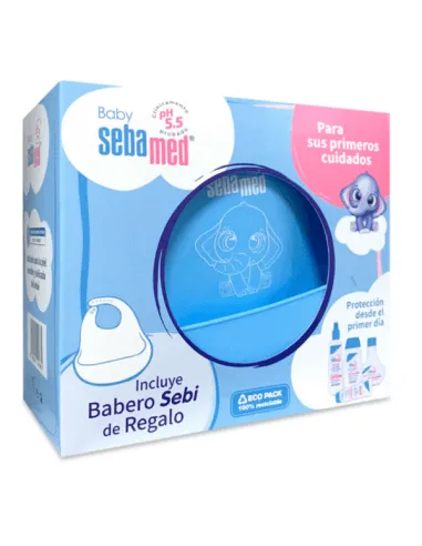 SEBAMED CANASTILLA PRIMEROS CUIDADOS BABERO