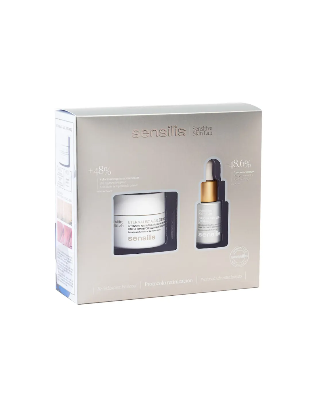 SENSILIS Pack Eternalist A.G.E. [Retinol] 50 ml + Origin Pro EGF-5 Serum 15 ml