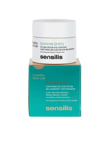 SENSILIS SUPREME CONTORNO DE OJOS DETOX RELLENADOR 15 ML