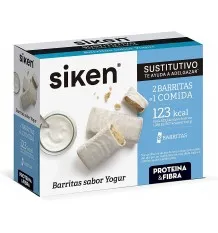 Siken Sustitutivo Barrita Yogur 8 Unidades