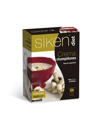 SIKEN DIET CREMA DE CHAMPIÑONES 7 SOBRES 22 G