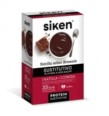 Siken Sustitutivo Natillas Brownie 6 Sobres