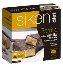 Siken Diet Barrita Vainilla Caramelo 5 Unidades