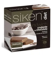 Siken Diet Sandwich Chocolate 6 Unidades