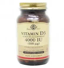 Solgar Vitamina D3 4000 UI 120 Cápsulas