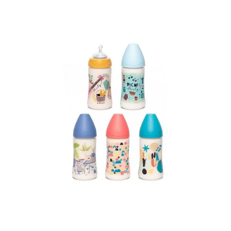 Suavinex Biberón SIlicona T1M 270ml