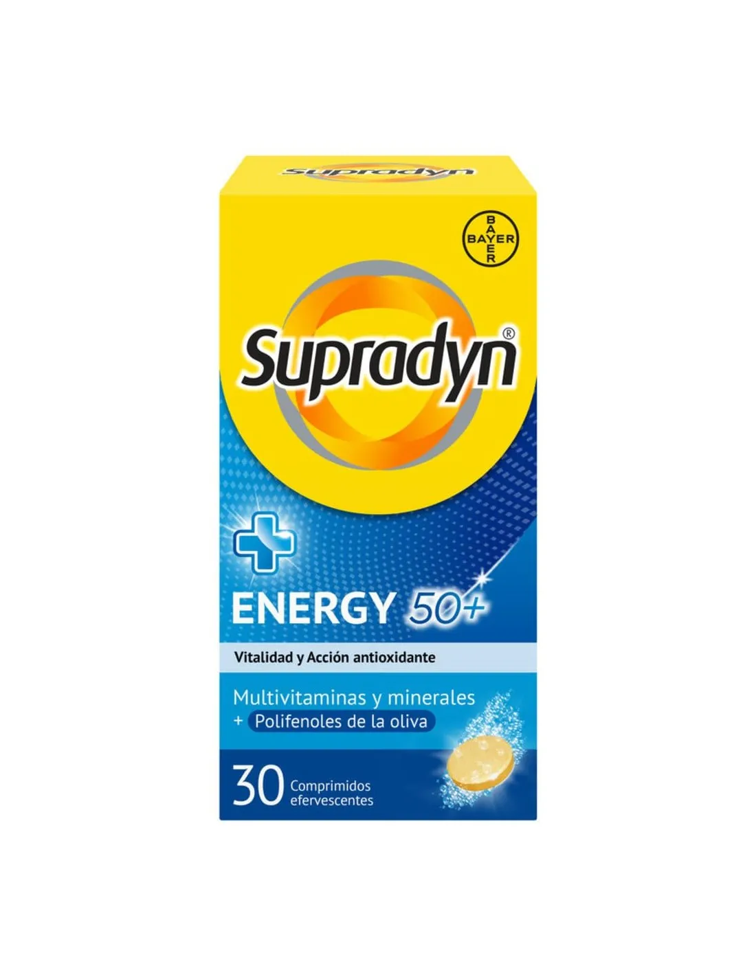 Supradyn Energy 50+, 30 Comprimidos Efervescentes