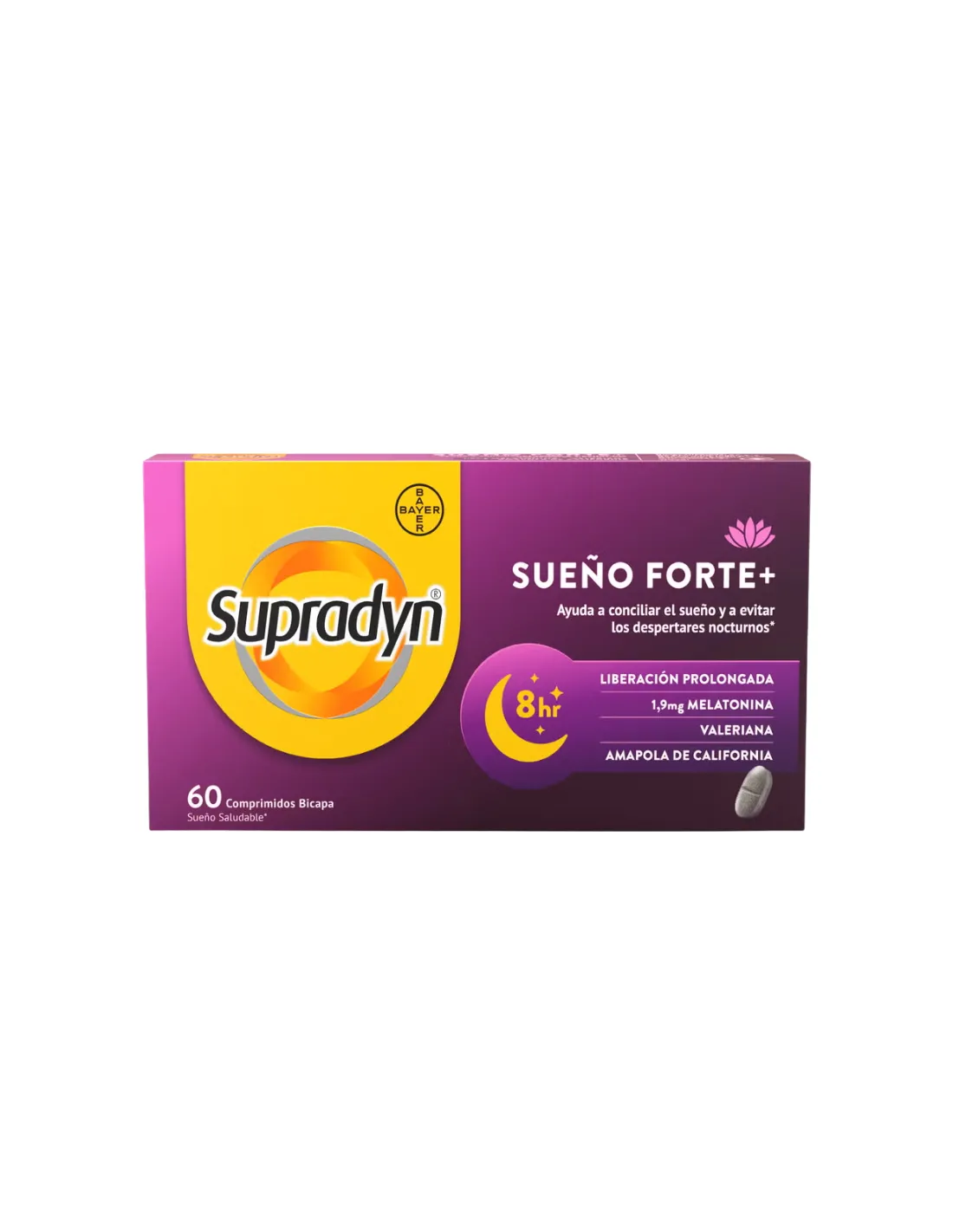 Supradyn Sueño Forte+ 60 Comprimidos Bicapa