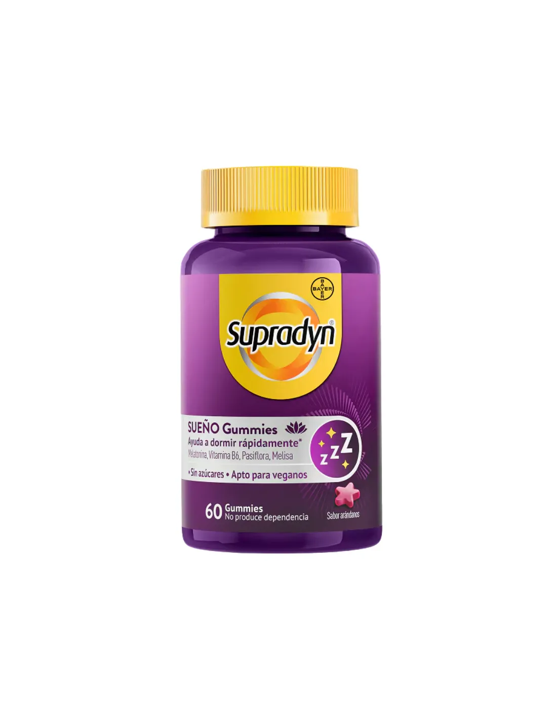 Supradyn Sueño Gummies Sabor Arándanos 60 Unidades