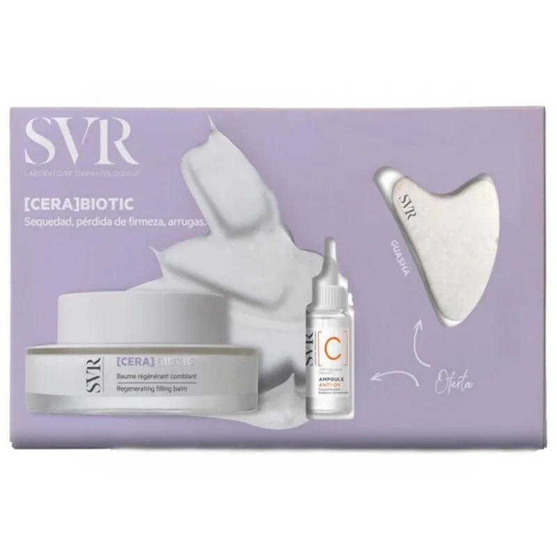 SVR Pack Cera Biotic 50ml + Ampoule B + Gua Sha de Jade