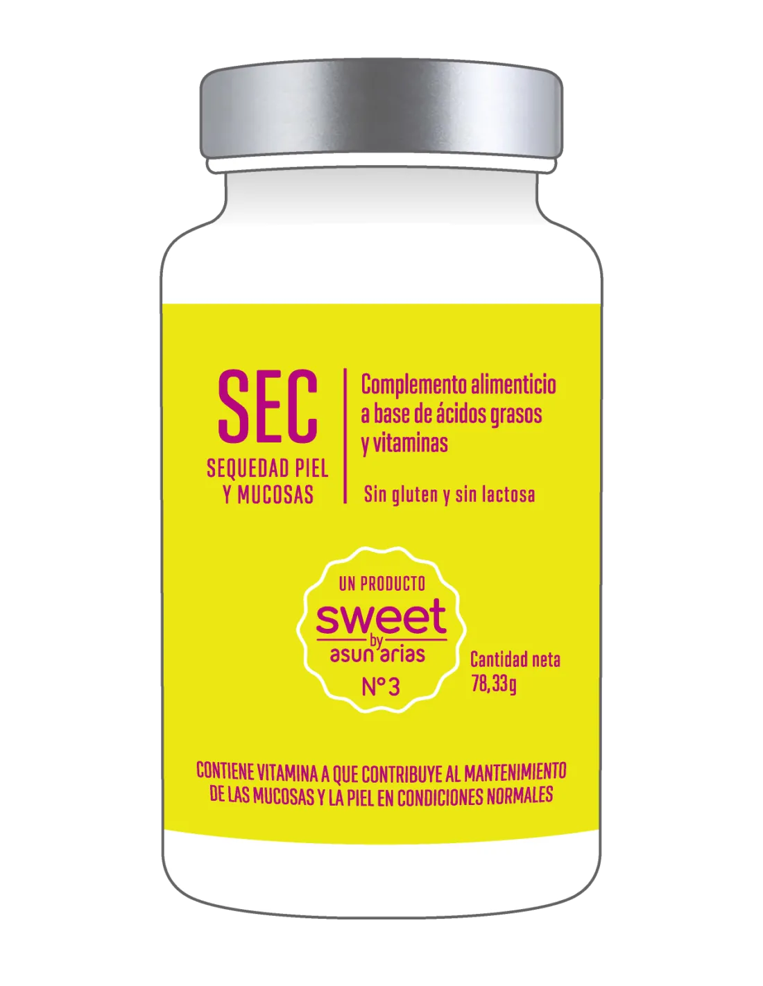 SWEET SEC Sequedad Piel y Mucosas 60 Perlas
