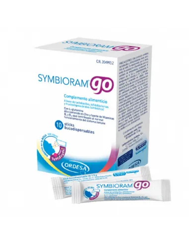 SYMBIORAM GO 10 STICKS BUCODISPERSABLES 1,5 G