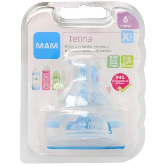 Mam 2 Tetinas de silicona +6 meses