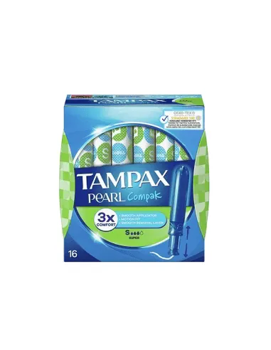 TAMPAX PEARL COMPAK SUPER 16 UNIDADES