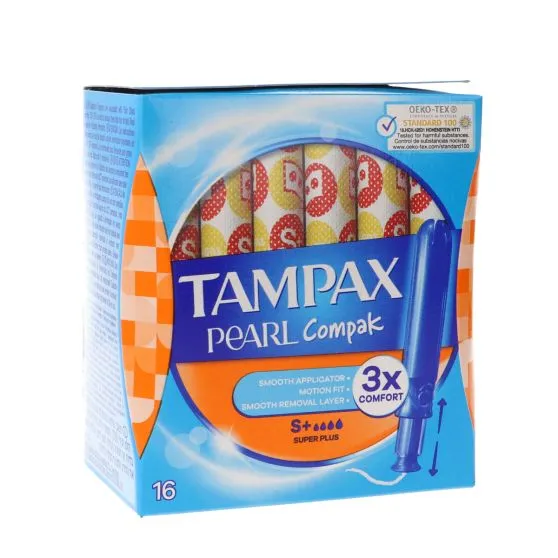 Tampax Pearl Compak Super Plus 16 Uds.
