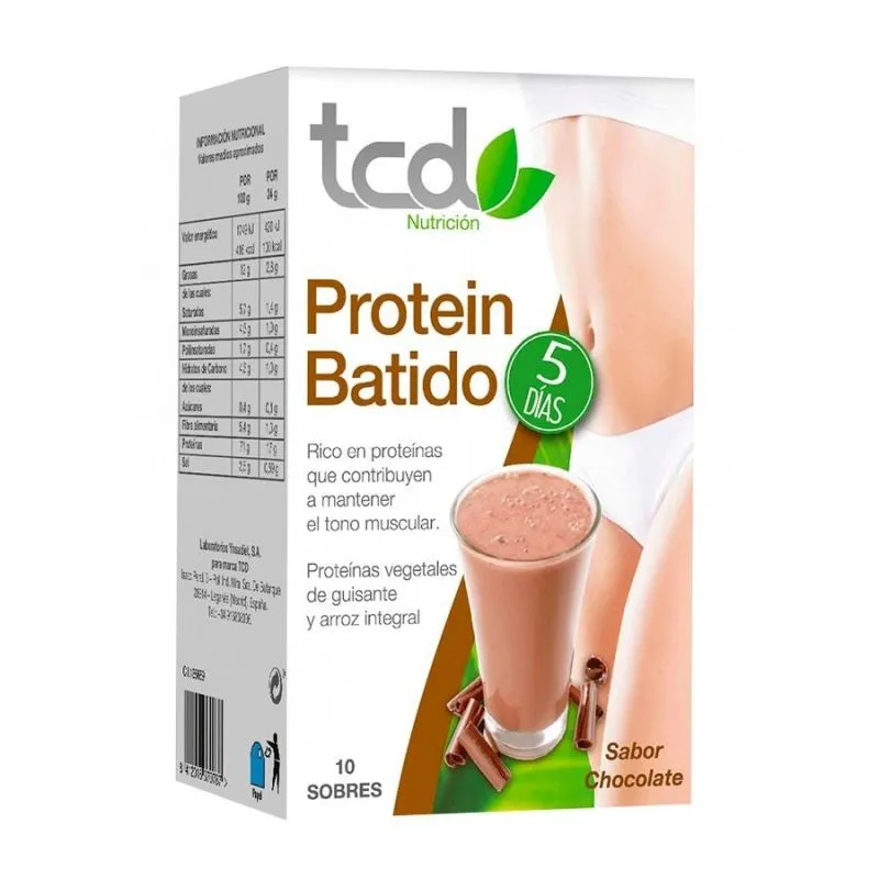 Tcuida Batido Vegan Proteín 10 Sobres