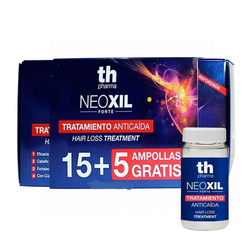 Th Pharma Neoxil Tratamiento Anticaída 15 + 5 Ampollas
