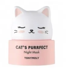 Tonymoly Cat´s Purrfect night mask 50 gr mascarilla de Seda